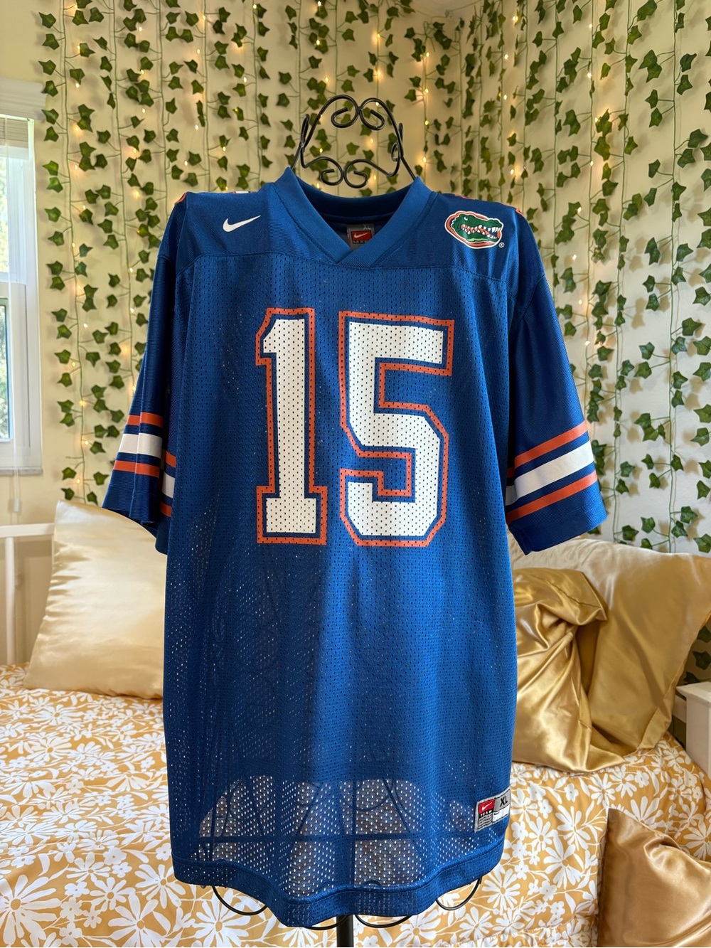 Nike Florida Gators #15 Blue Football Jersey Tim Tebow